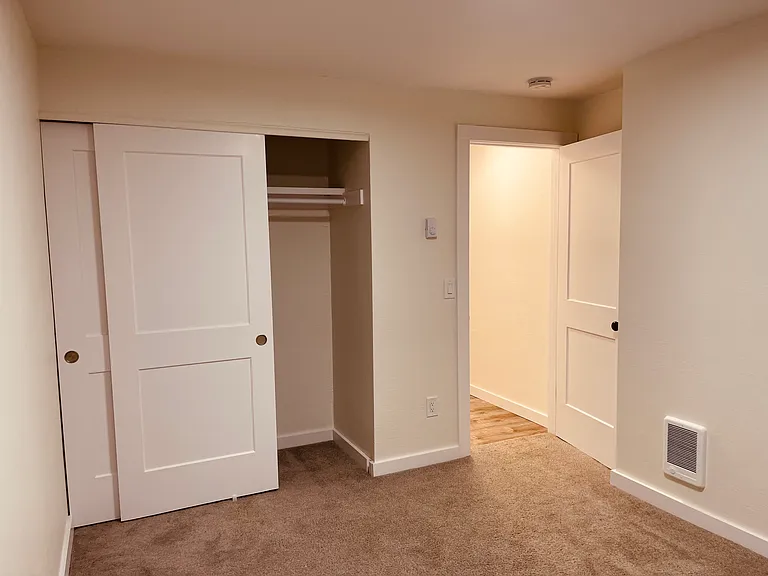 2nd bedroom- large closet space