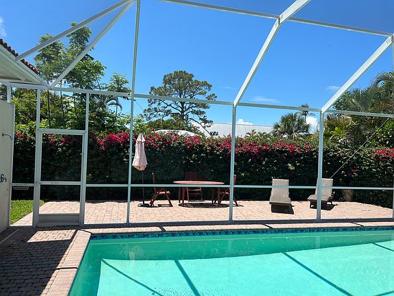 Southern exposure screened in pool with heater