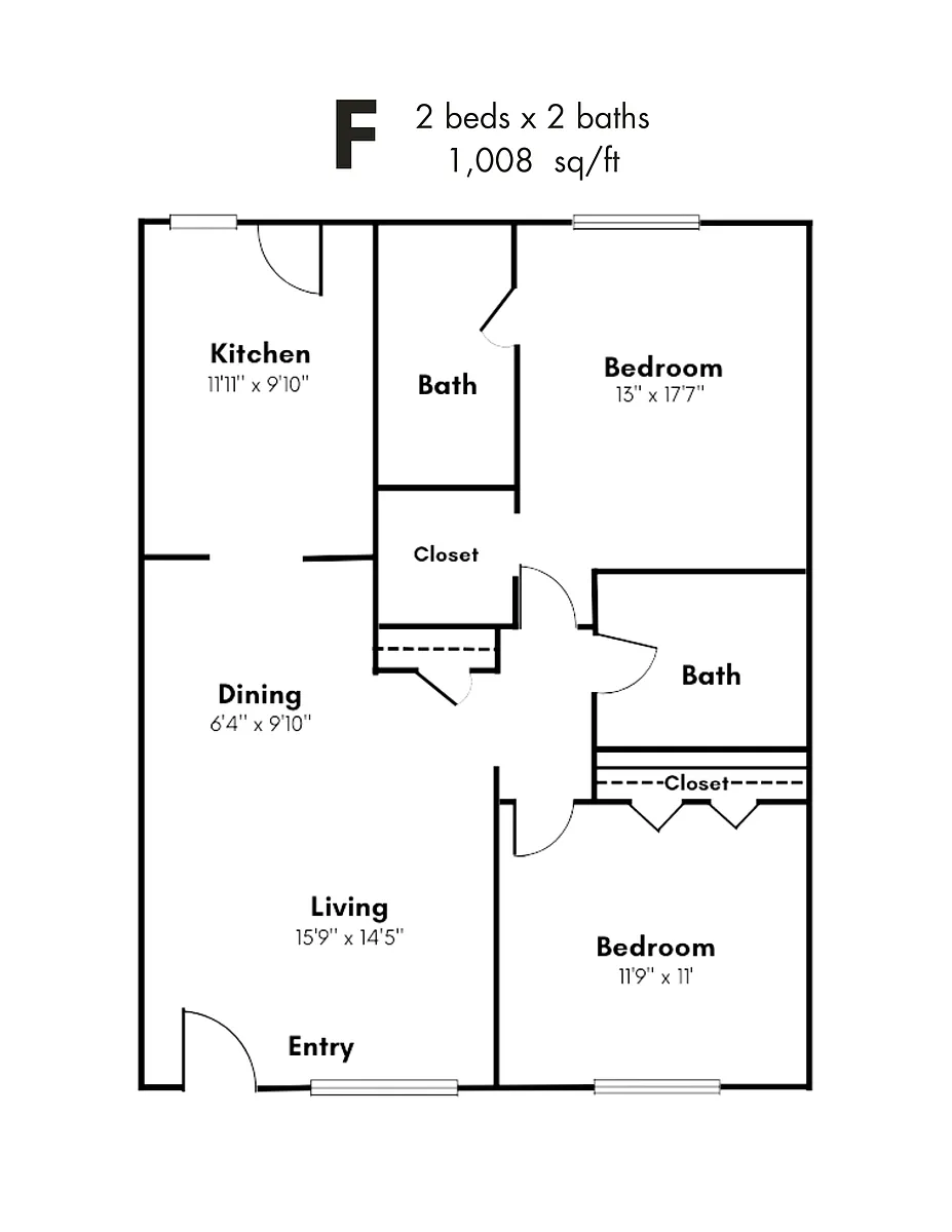 Floor plan 2x2CU