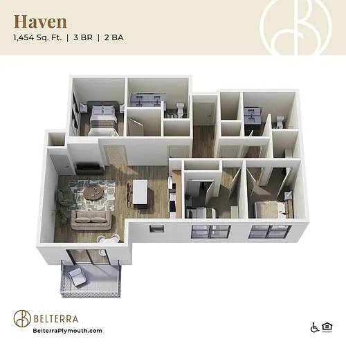 Floor plan Haven - Affordable
