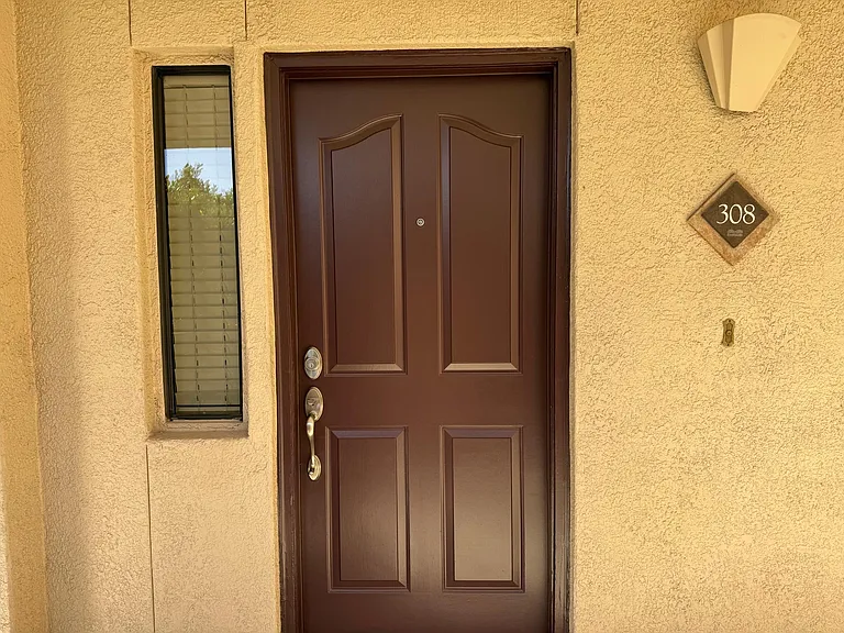 Front door -- welcome home!