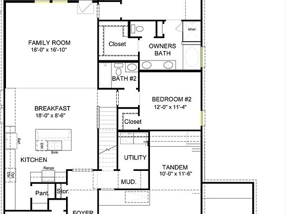 Laurent Floorplan - 1st Floor