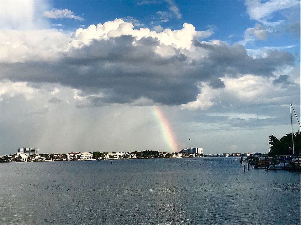 From the patio…
