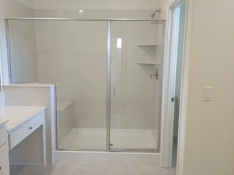 Master bathroom attached in master bedroom