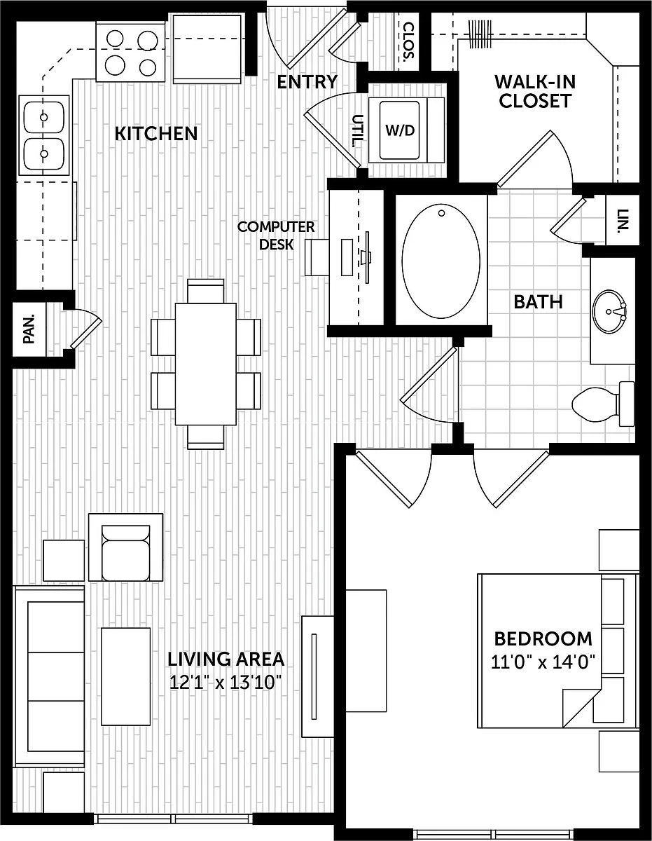 Floor plan 1CAR