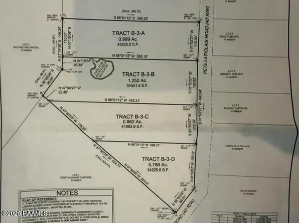 Pete Latiolais Tract B Rd #3-C, Breaux Bridge, LA 70517
