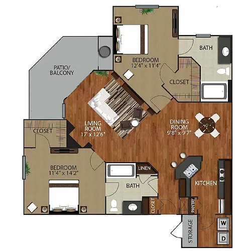 Floor plan D