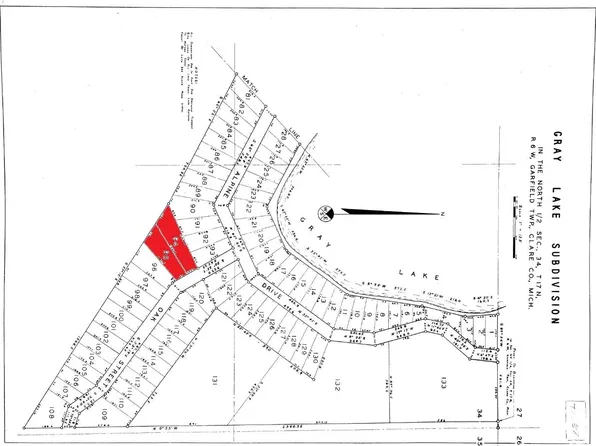 LOT 94&95 Oak St, Lake, MI 48632