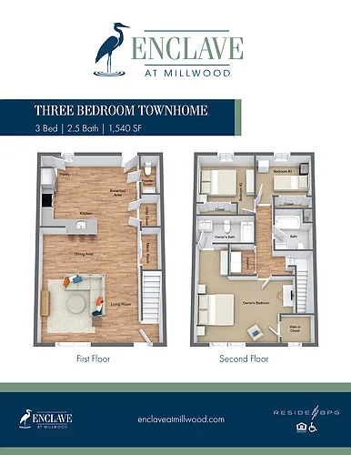 Floor plan Three Bedroom