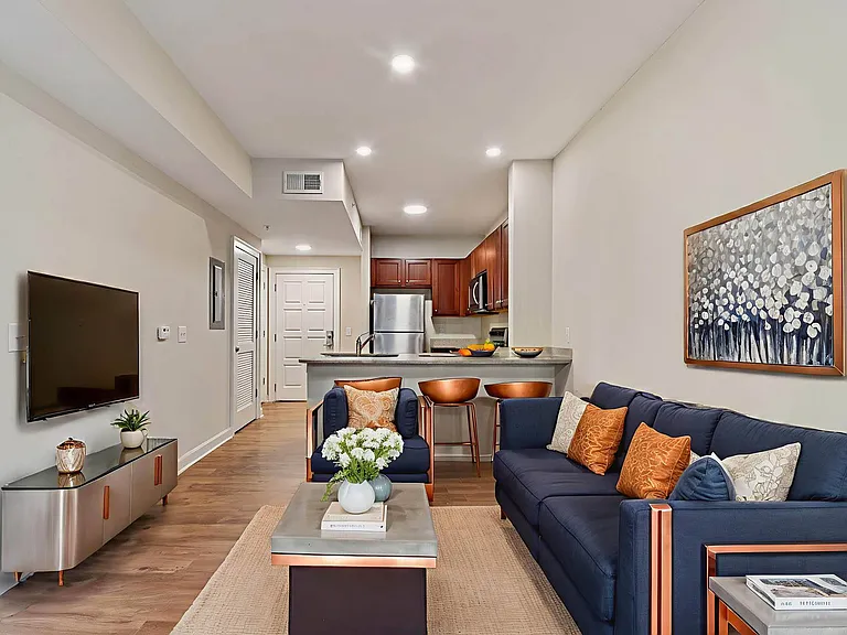 Bright, inviting living space made for relaxing and entertaining
