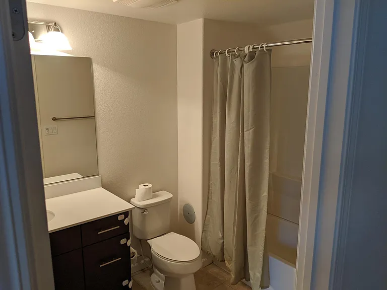 Bathroom attached to 3rd bedroom