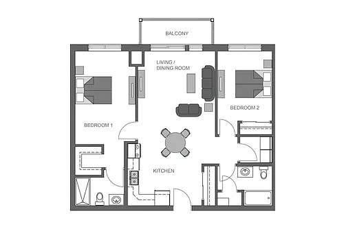 Floor plan Carmichael