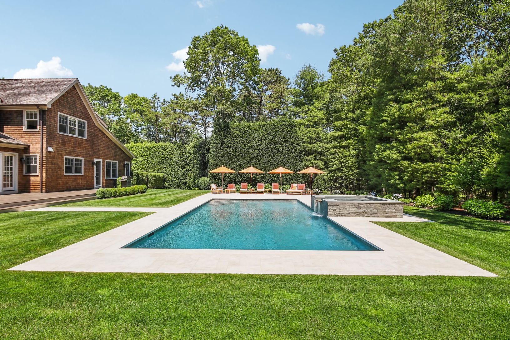 set on well over an acre