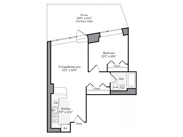 Floor plan 624