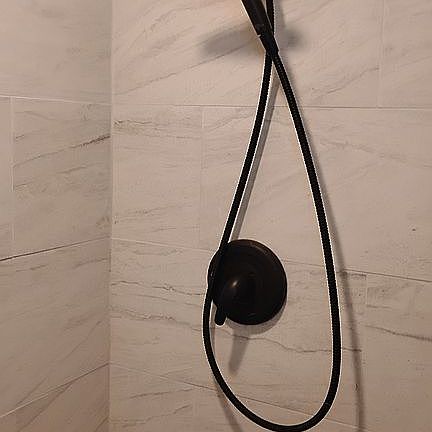 Updated master bathroom 