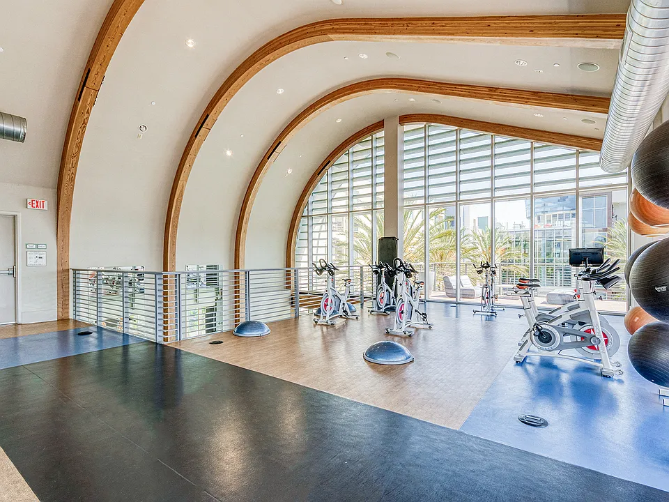 Our fitness center is complete with everything you need for a workout