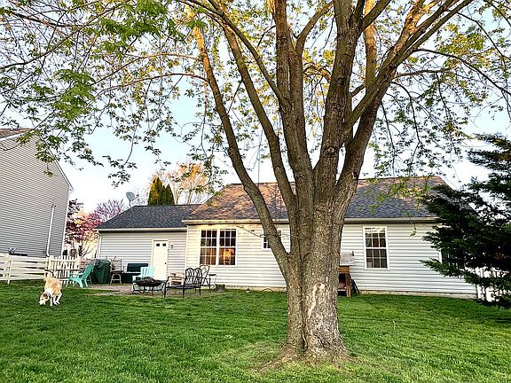 Patio and fenced yard