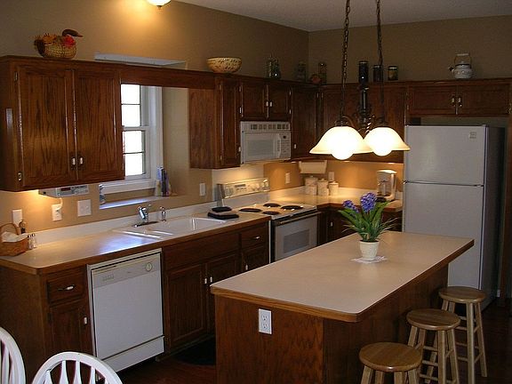 Large center island kitchen