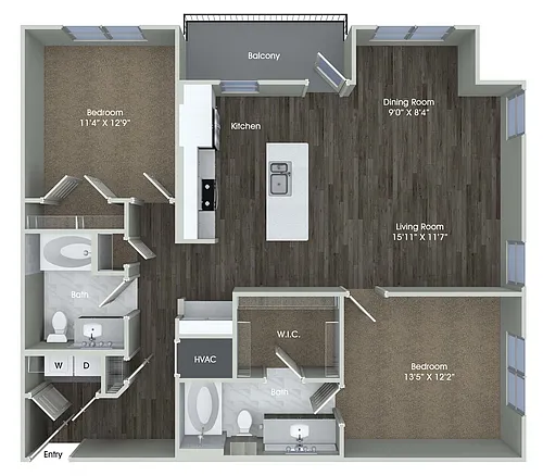 Floor plan B6