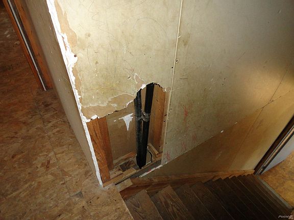 Water line 2nd floor