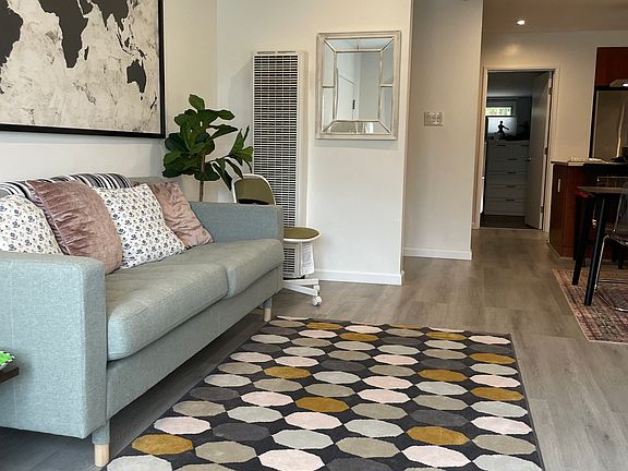 living room with fireplace