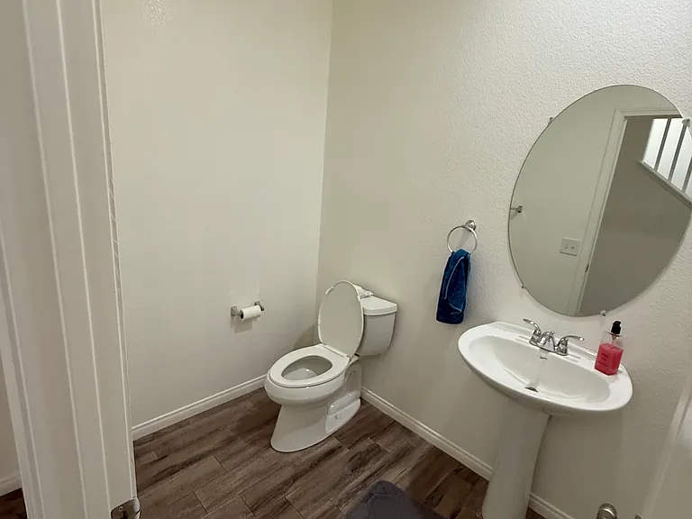 Downstairs half bath
