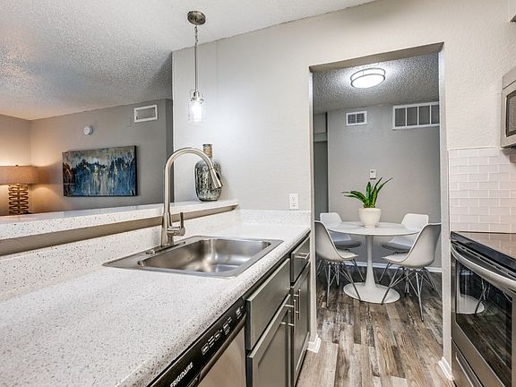 Spacious counters ideal for cooking, serving, or gathering with friends.