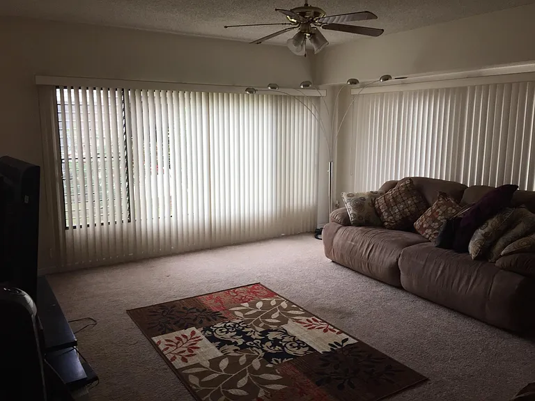 Living room furniture is NOT included