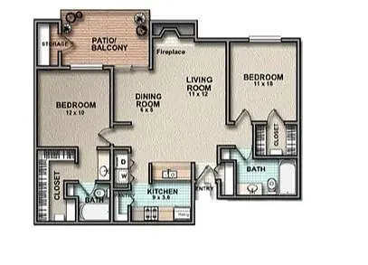 Floor plan B2