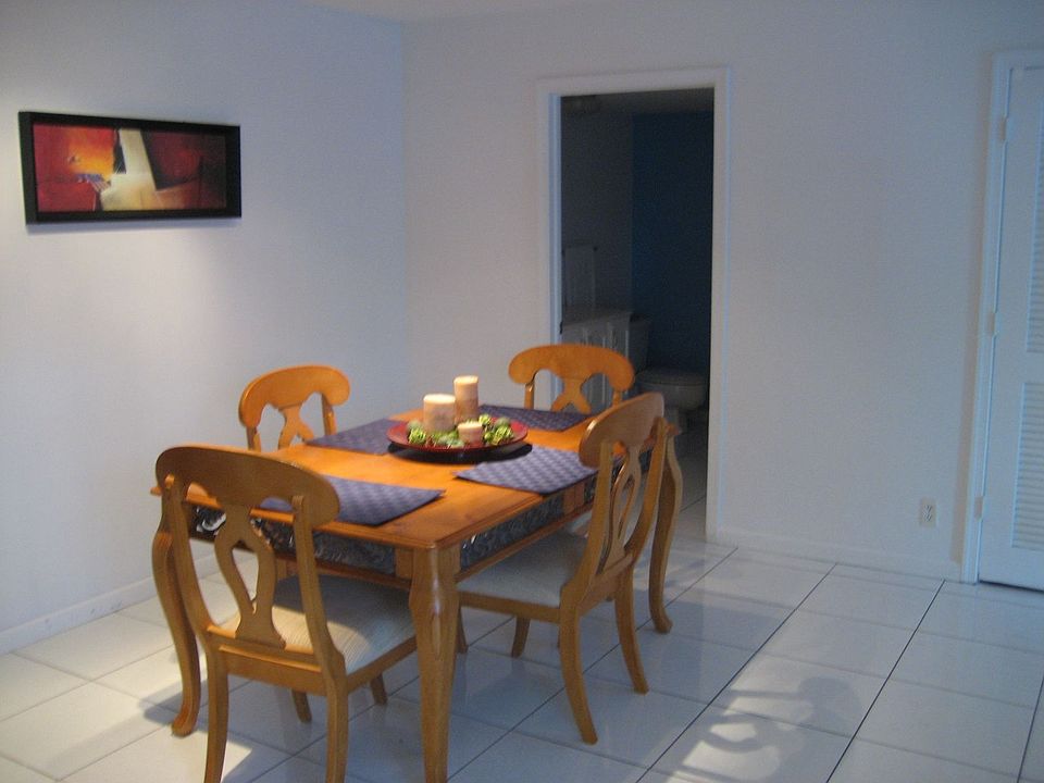 spacious dining area
