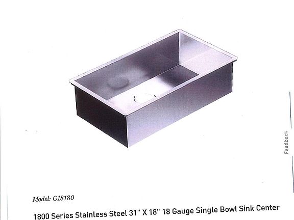 stainless steel kit sink