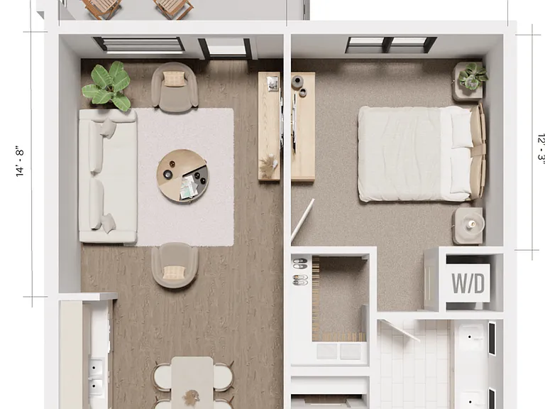 The Grandeur | A2 Maple (1 Bedroom 1 Bath) The Grandeur | A2 Maple (1 Bedroom 1 Bath)