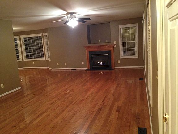 living room with gas FP