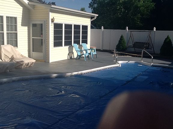 Sun room by the pool