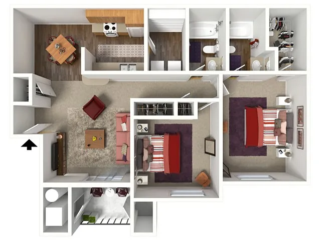 Floor plan Ponderosa I