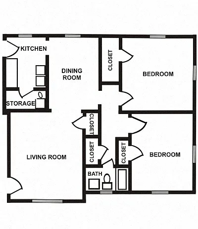 Floor plan 2BR