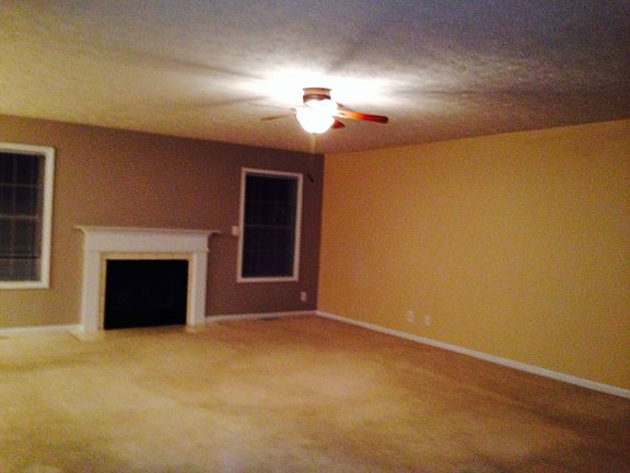 Living Room, Wood Fire place