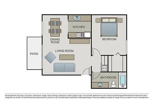 Floor plan Plan 1B