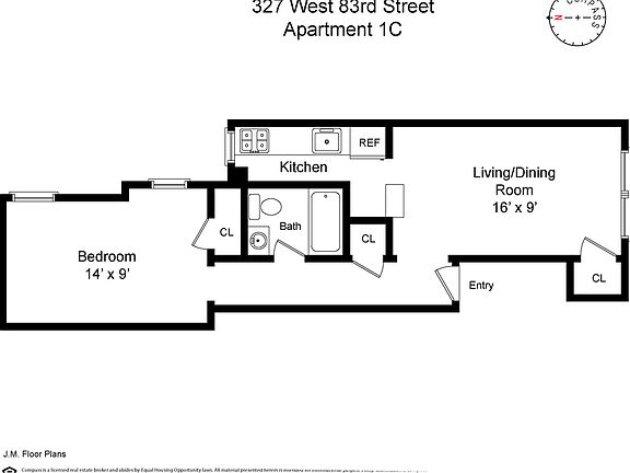 2nd image of 327 W 83rd St APT 1C