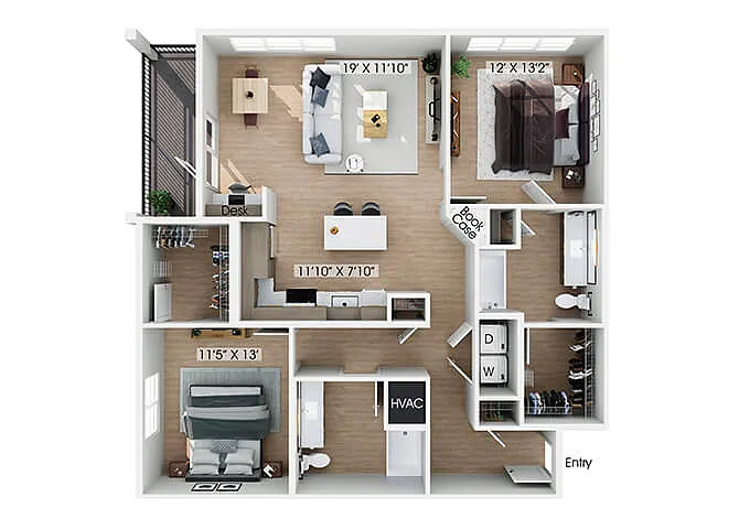 Floor plan B3