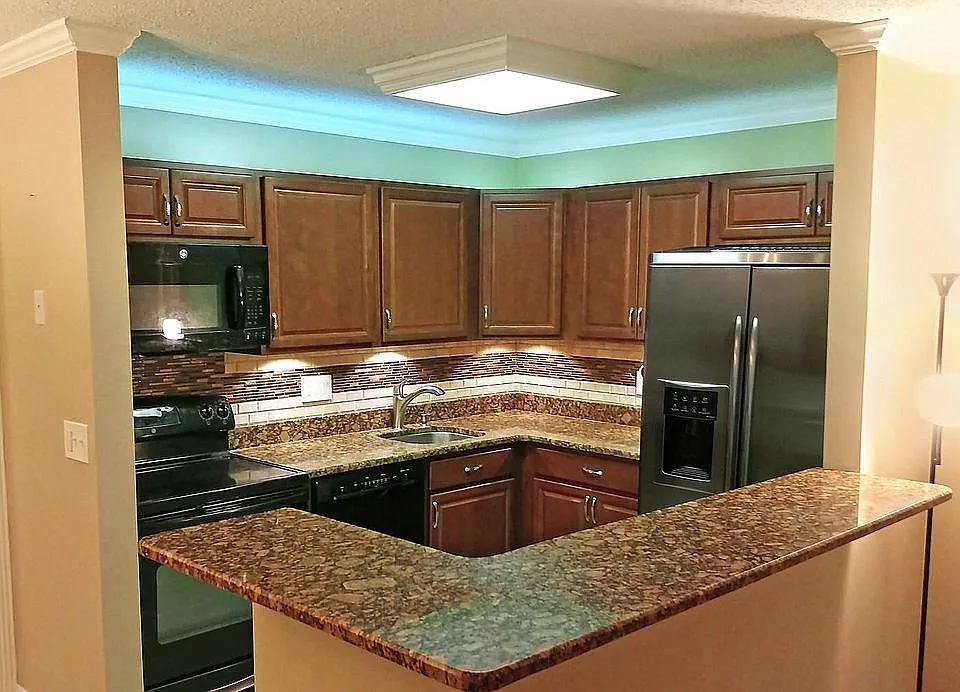 Kitchen From Open Living Room