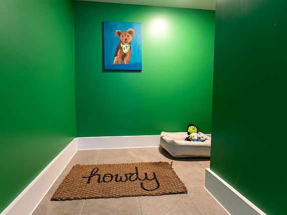 A storage room in the first floor turned in to a doggy room