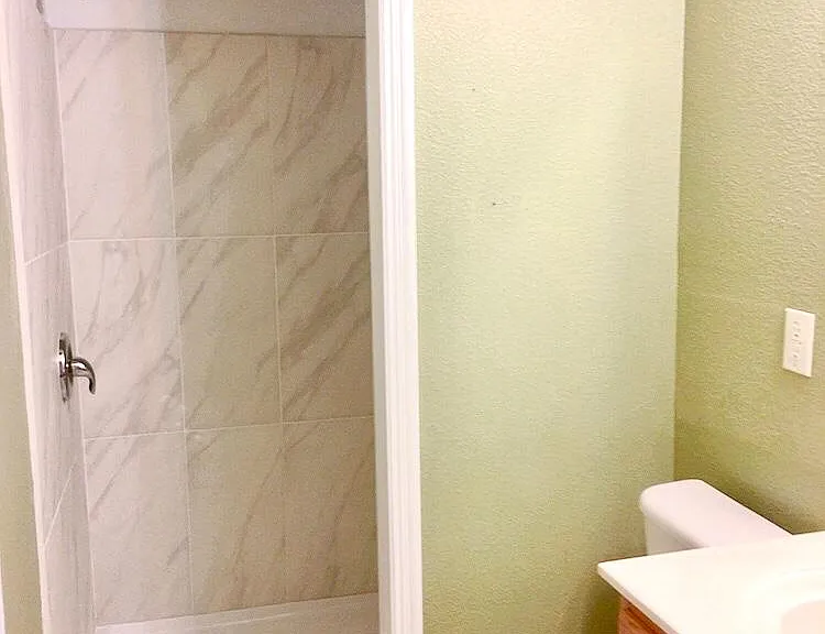 The Full bathroom on the 1st floor is brand new!