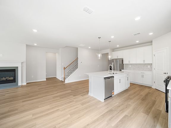 Main Level, kitchen dining area, living room