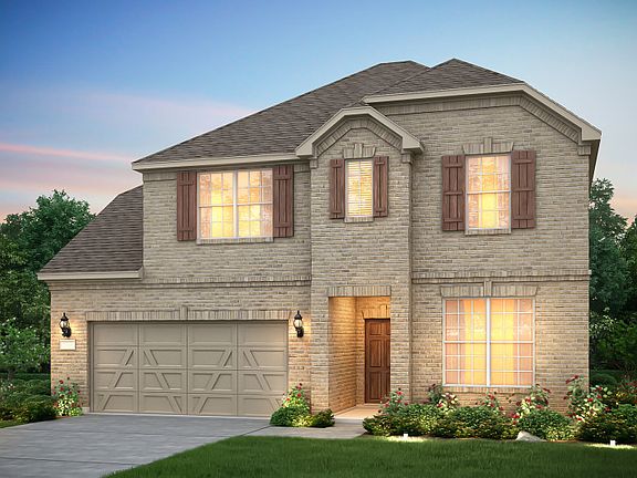 The Lexington, a two-story new construction home with 2-car garage, shown as Home Exterior B