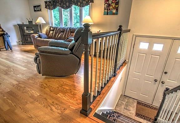 Pretty double door entry greets you!