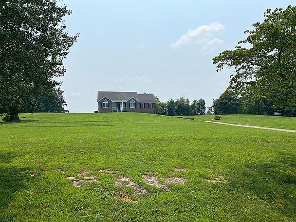 Set back from the road.