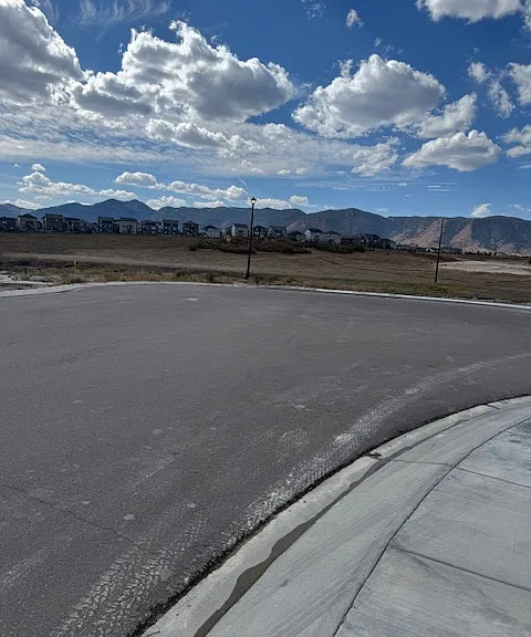 Beautiful, open space all around cul-de-sac location and view from front of the house