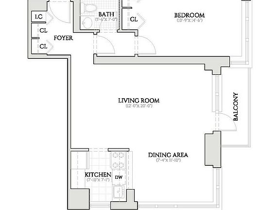 2nd image of 124 W 60th St APT 19M