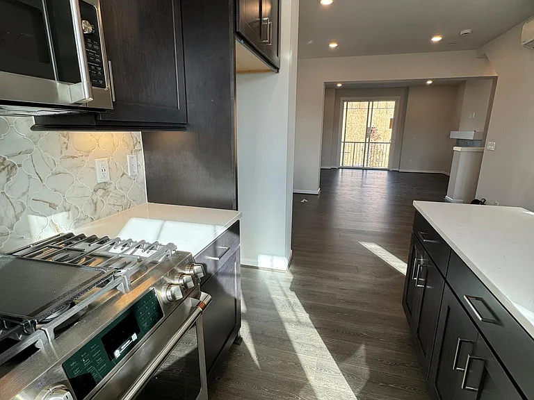 Main floor - Kitchen and Living room